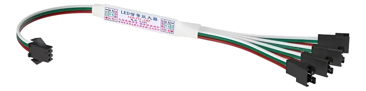 Divisor Amplificador Tira Led Digital Pixel 4 Canales Rgbic